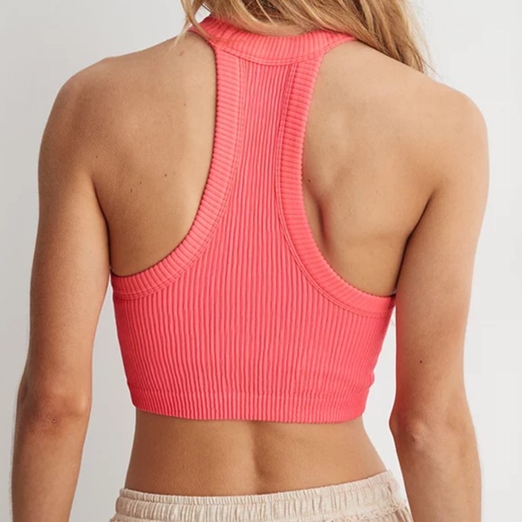 aerie Superchill Seamless High Neck Bra Top - Picture 5 of 5